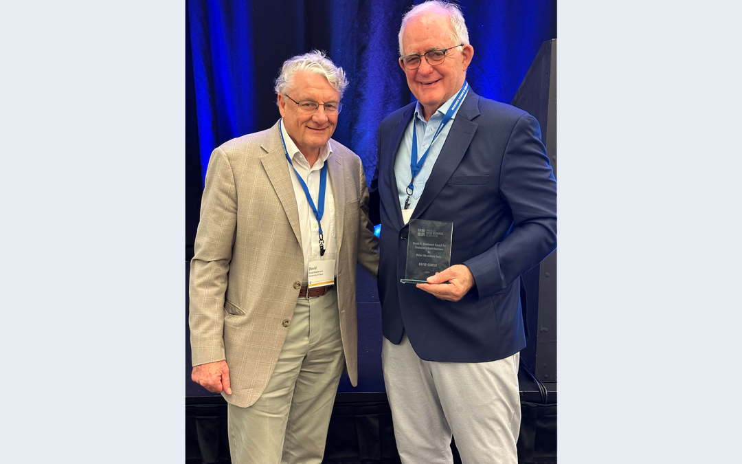 WEST Senior Technical Advisor David Curtis Receives AWRA David R. Maidment Award for Exemplary Contributions to Water Resources Data